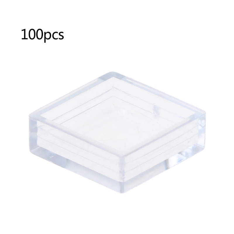 100Pcs Clear Plastic Drukknop Tact Knop Caps Keycaps Covers Protector AP16
