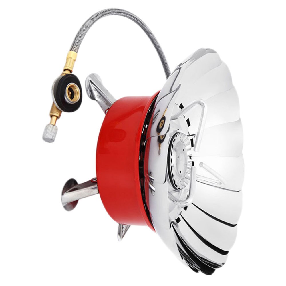 1Pc Brander Eindigt Duurzaam Kachel Hoofd Draagbare Gasbrander Staal Oven End Voor Outdoor Brander Barbecue Camping