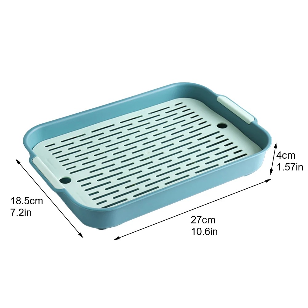 Caja de arena para conejos, bandeja de inodoro pequeña para mascotas, caja de inodoro esquinera para hurón, hámster, dragón, gato, conejillo de indias, suministros para cerdos holandeses: Verde militar