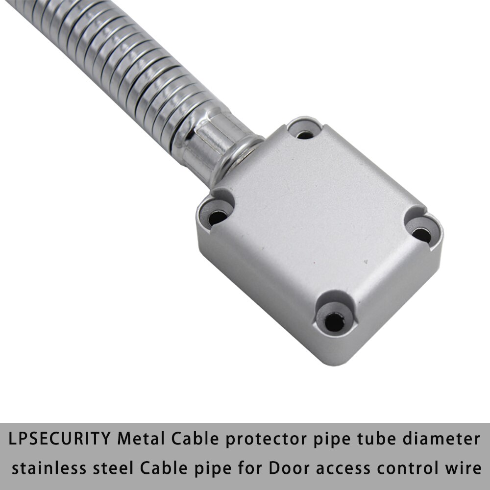 Metal Cable protector pipe tube diameter stainless steel Cable pipe for Door access control wire