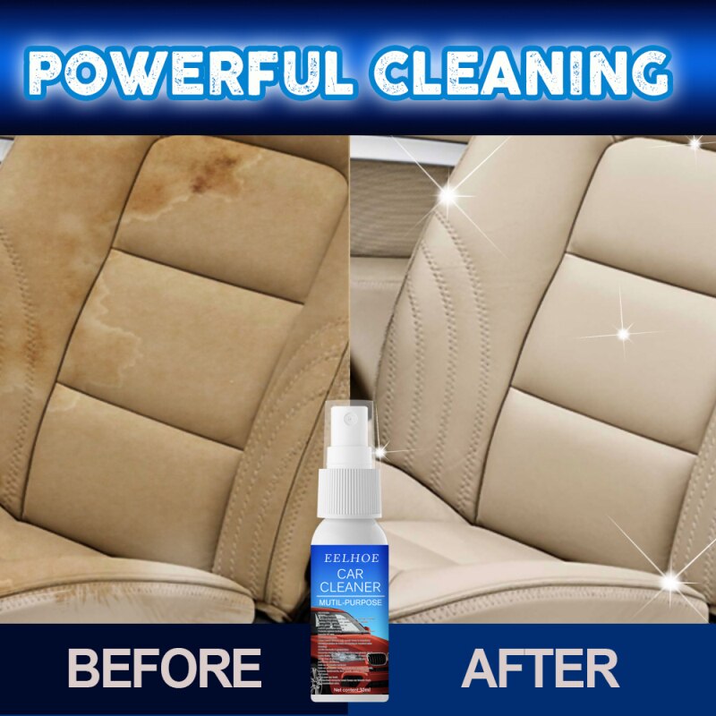 Cleaner Car Foam Cleanser Car Wash Maintenance 30ml Car Multi-effect Foam Cleaner Car Interior Ceiling Seat