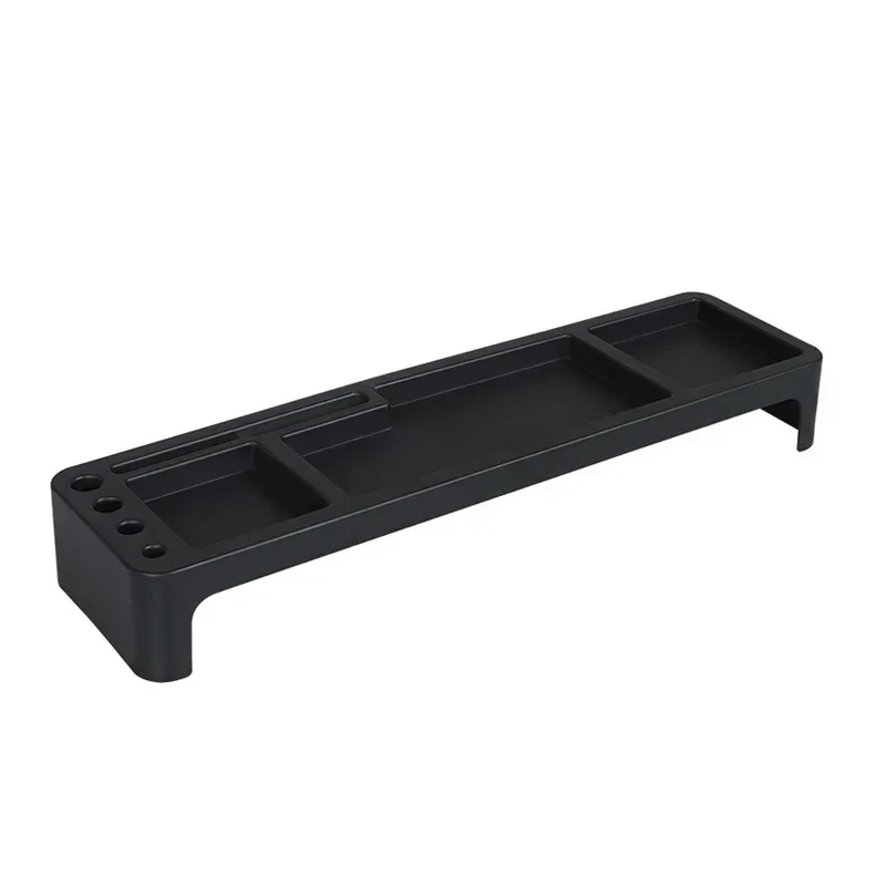 Schreibtisch Organizer Box Büro Tastatur Lagerung Rack Tisch Desktop Lagerung Halter Multigrid Schublade Hause Schreibwaren Lagerung Zubehör: Dark Khaki