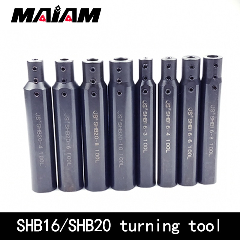 round shank small aperture bore hole turning tool holder SHB20 SHB16 SHB1 milling flat lathe hole boring tool holder sleeve