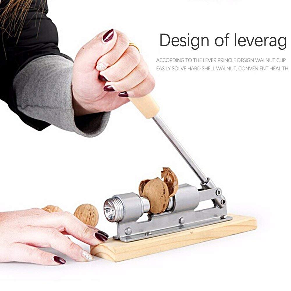 Nut Shell Cracker Kitchen Metal Nut Cracker Sheller Walnut Plier Walnut Opener Tool