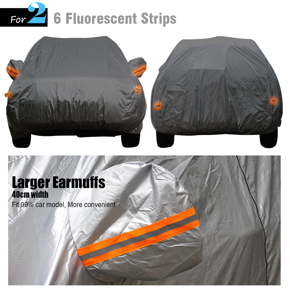 Buildreamen2 Car Cover Sun Snow Rain Dust Protection Cover Waterproof For Ford Everest Expedition Edge Galaxy Windstar Freestar