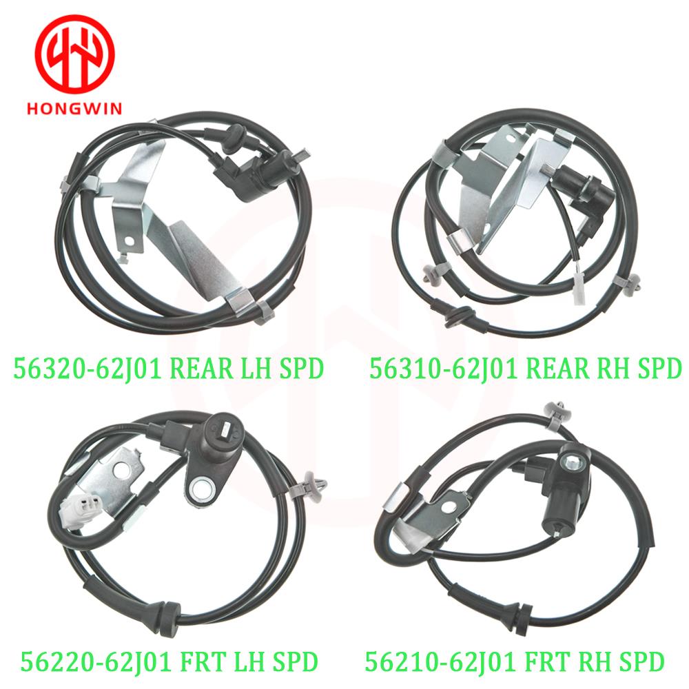 Abs-wielsnelheidssensor voor voor- en achterwiel links en rechts voor suzuki swift iii 05-15 oem 56320-62 j 01 56310-62 j 01 56220-62 j 01 56210-62 j 01