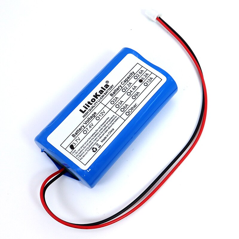 LiitoKala 3,7 V 18650 lithium battery 2600mAh 5200mAh Fishing LED Light Bluetooth loudspeaker 4,2 V Emergency DIY batteries + PC