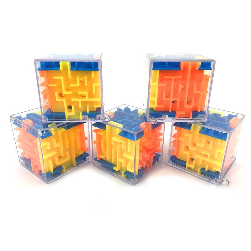 3D Doolhof Puzzel Speelgoed Coördinatie Balance Game Case Box Baby Intelligentie Hersenen Hand Educatief Speelgoed Voor Kinderen Holoday