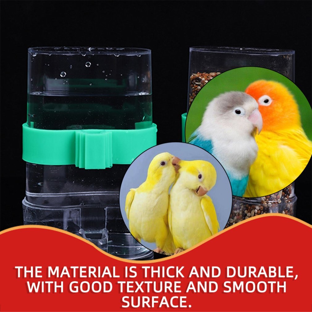 Fugl automatisk vandlås fuglbur leverer fuglbur tilbehør drikke springvand papegøje redskaber