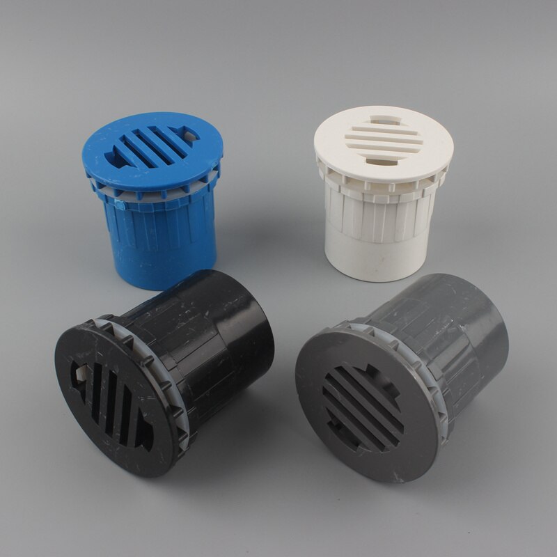 PVC ID 50Mm Fish Connector Tank Drainage Equipment Aquarium Bulkhead Fitting Connector Seafood Pool Drain Fittings