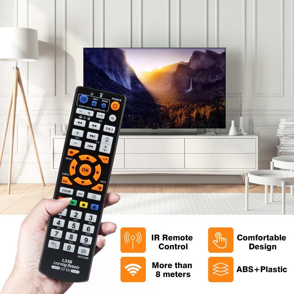 L336 Universal Copy Smart Remote Control Controller IR Remote Control With Learning Function for TV CBL DVD SAT HIFI TV BOX