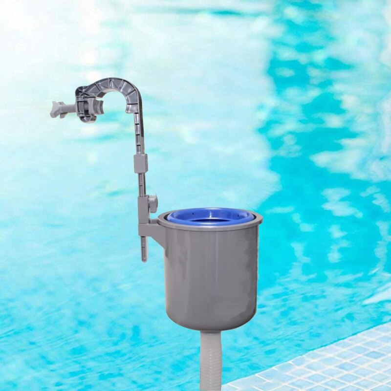 Swimming Pool Surface Skimmer Automatic Filter Vacuum Cleaner Wall Mounted Hang D0AD