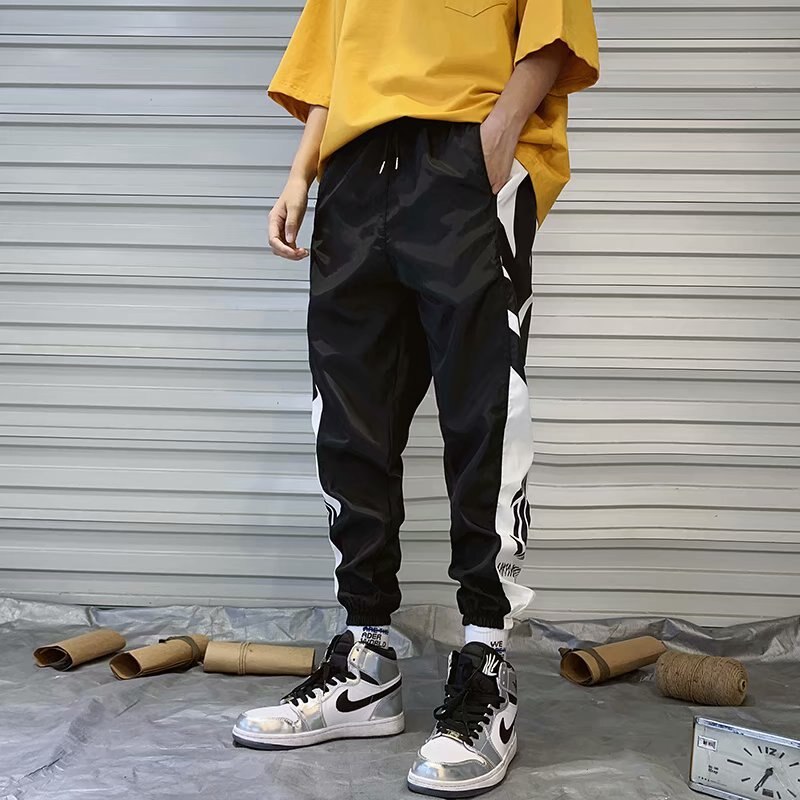 Streetwear Hip hop Joggers Pants Men Loose Harem Pants Ankle Length Trousers Sport Casual Sweatpants White Techwear M-3XL
