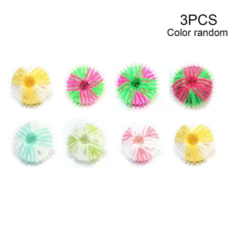 3Pcs/set Color Random Nylon Laundry Ball Decontamination Protecting Washing Machine and Removal Ball Laundry Washing Fluff M8Z9