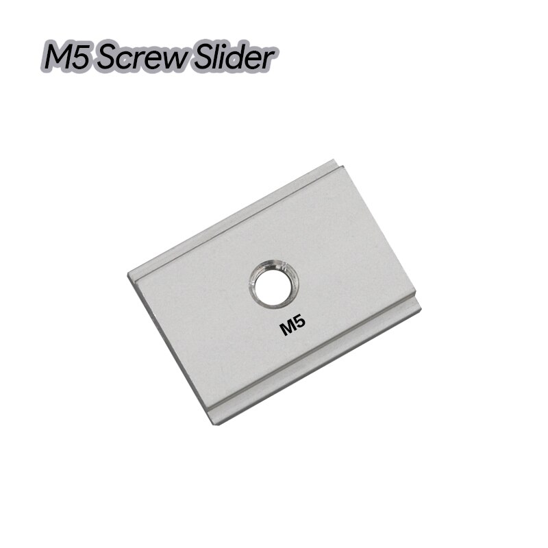 Placa de carpintería, Bloque de Prensa, tornillo T, mango deslizante, canaleta especial para carpintería, ranura T: M5 small slider