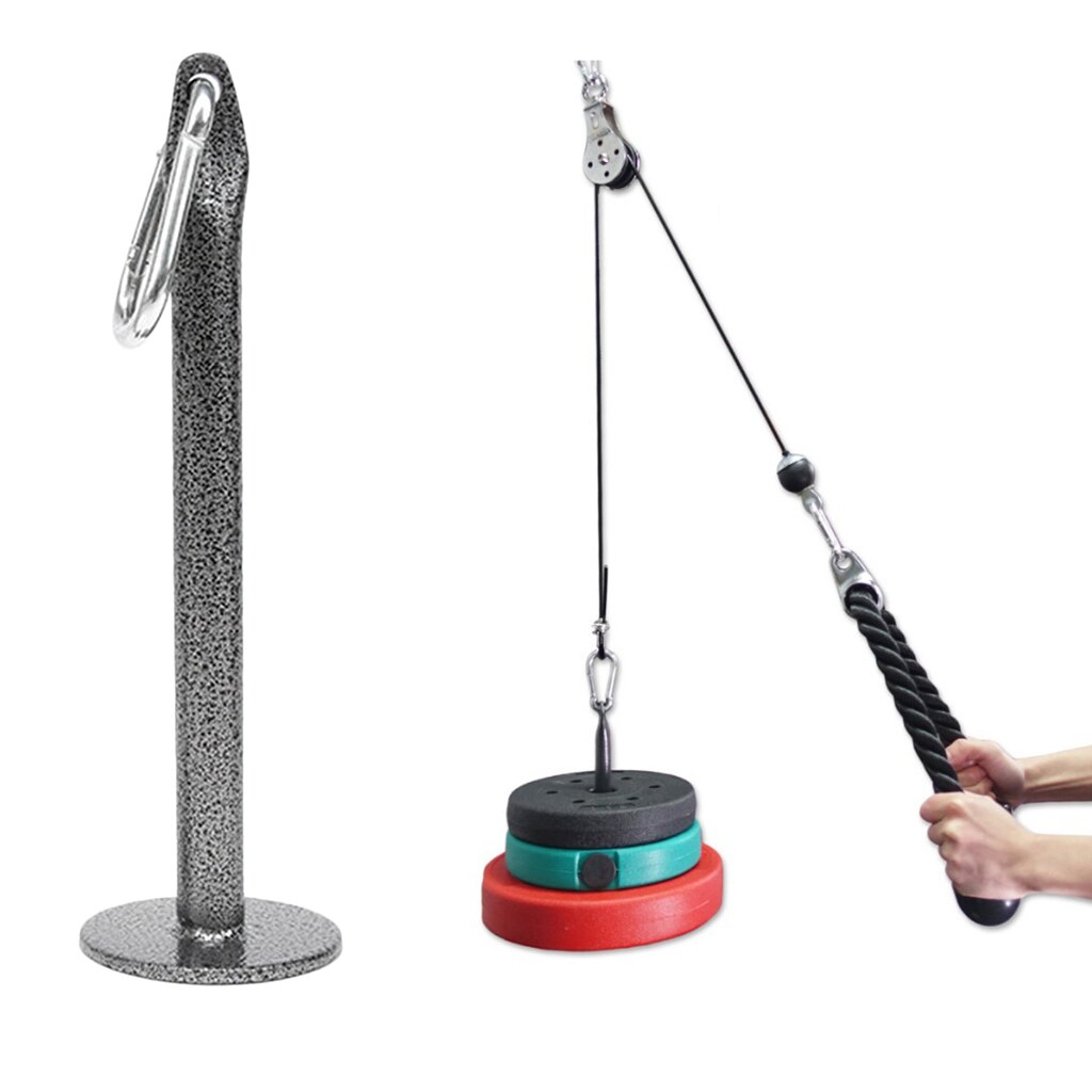 Stål vægtplade læssestift greb styrketræning vægte holder 17cm