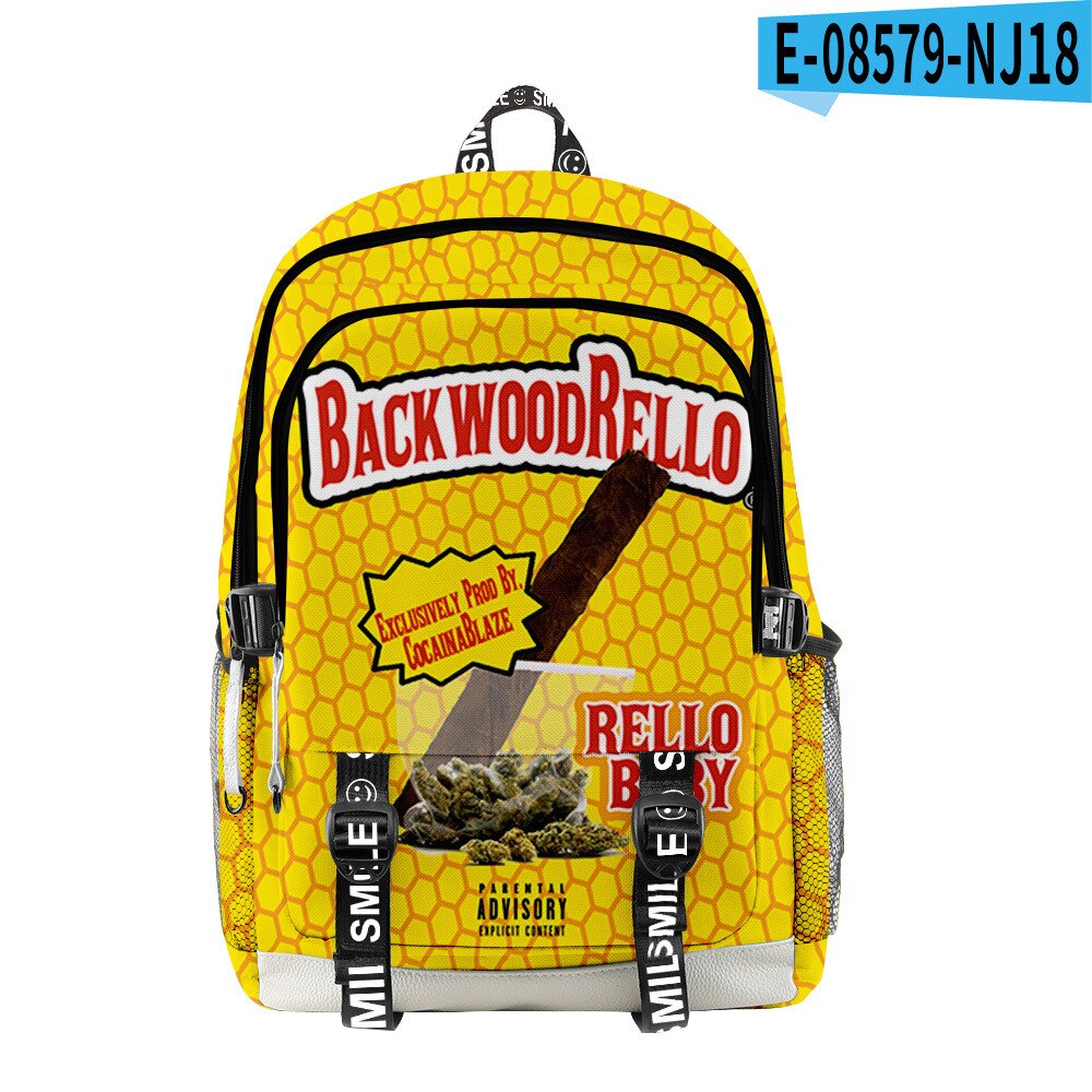 Backwoods 3d Printed Backpack School Student Casual Book Backpack Laptop Bag: I