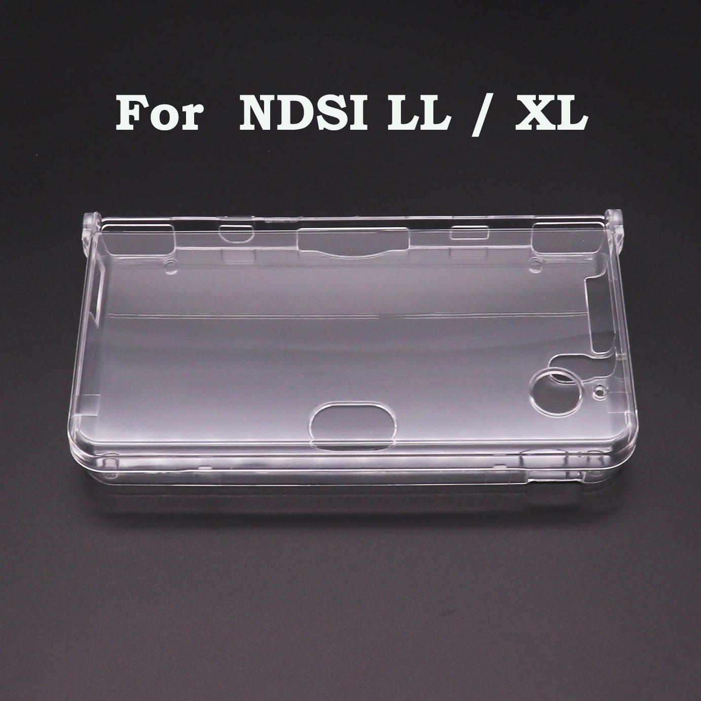 Coque rigide de protection en plastique cristal transparent, housse pour console 2DS, NDSL, DSI, NDSi XL, 3DS XL, 3DS XL LL, 1PC: Argent