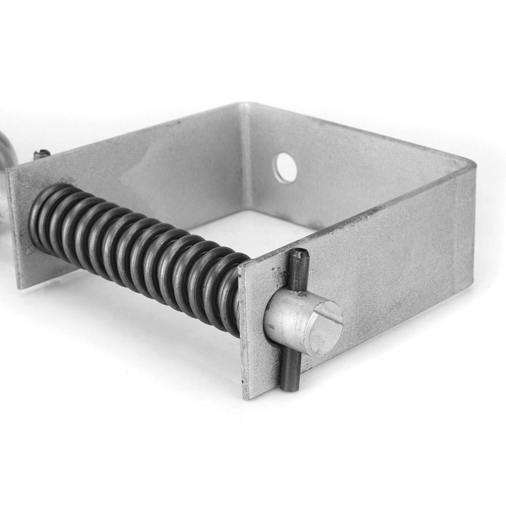 4 Inch Rubber Poort Wiel Voorjaar Geladen Zwenkwiel Zware 220lbs Laadvermogen Lente Wiel Voor Deur