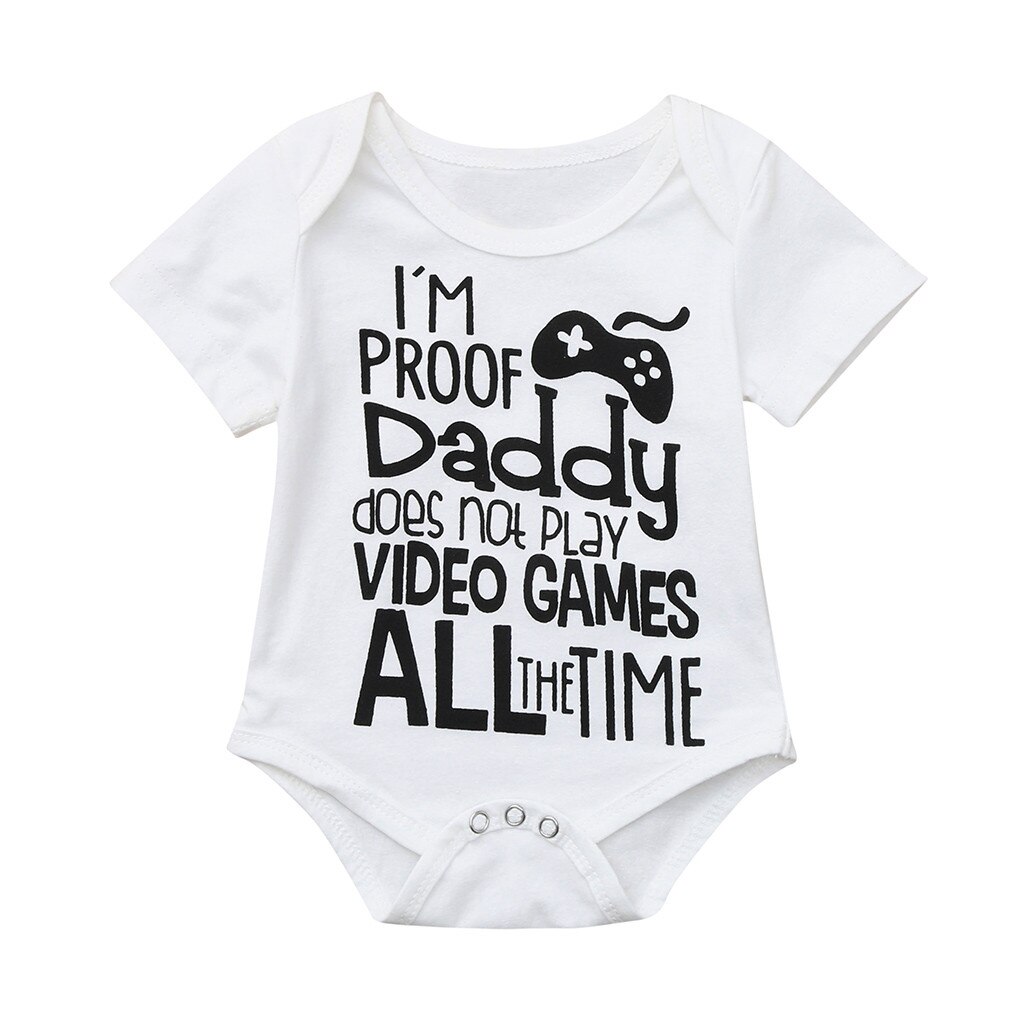 Mono de 0-24M para recién nacido, mono de manga corta con letras, ropa para bebé recién nacido: 12 meses