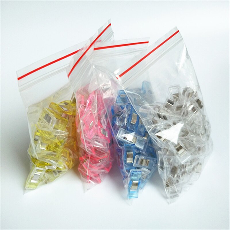 20 st/pack färgglada plastklämmor klämmor syklämmor klämmor hållare tyg tyg lapptäcke sömnad quiltklämmor 27 x 10 x 15mm