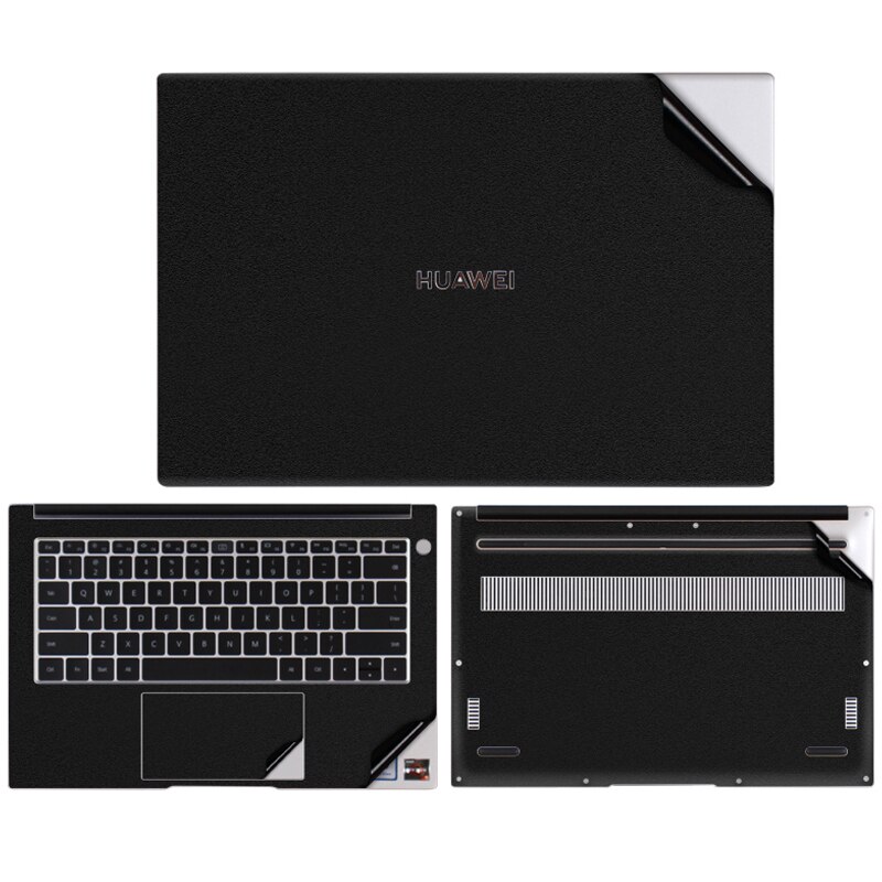 Full Body Cover Stickers for HUAWEI MateBook D 14/15 2021Release Vinyl Decal Skins for HUAWEI MateBook X Pro Cover Coques: MateBook D 14 2021 / Matte Black