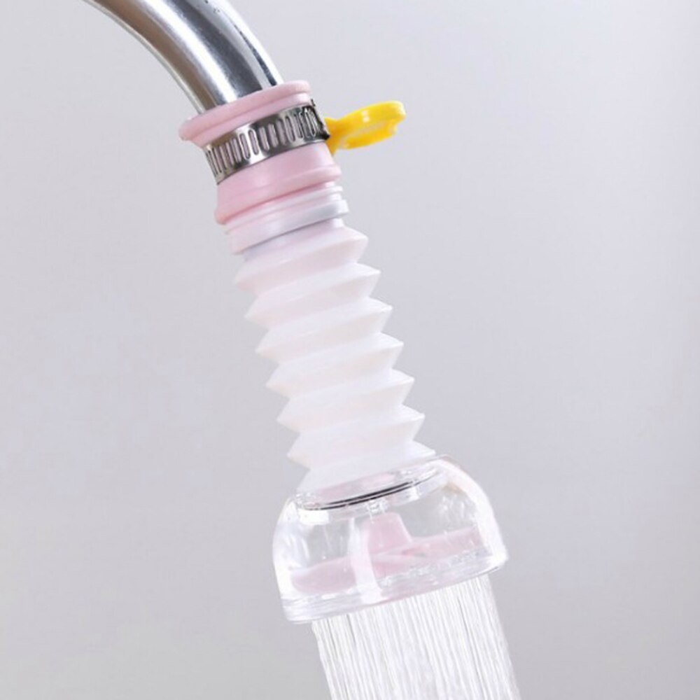 Wasser Sparer Können Teleskop klopfen Wasser Filter Werkzeuge Küche Schlecht Zubehör Sprinkler Filter Wasserhahn Verlängerung Booster Küche: Rosa