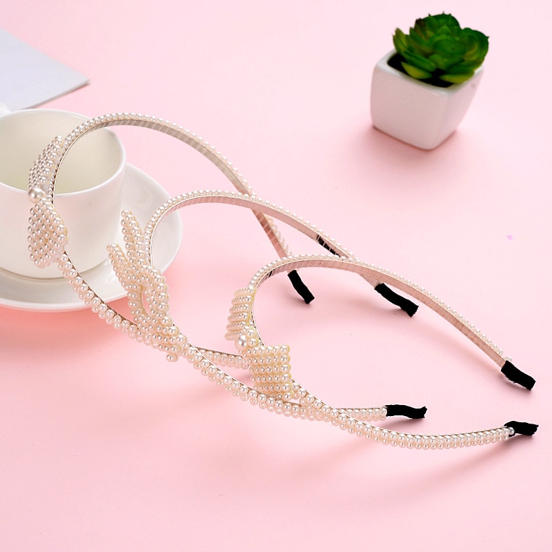 Elastic Headwear Magic Headbands Baby Cute Girls Pearl Headband Headwear Apparel Photography Prop Party