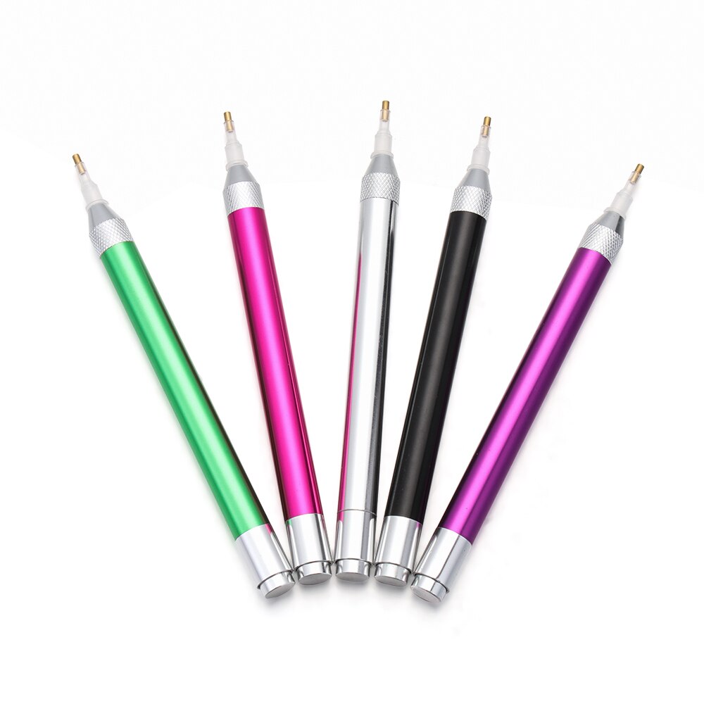 Pluma perforadora de punto para decoración de uñas, pluma de pintura de diamante, bricolaje, punto de cruz, bordado, costura de diamantes, herramienta de cuadro decorativo