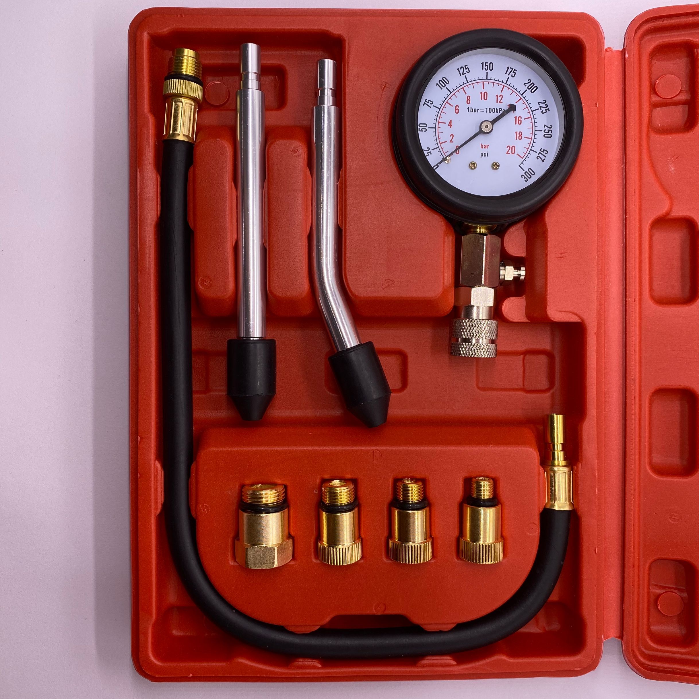 DPGJ-452 Diesel Engine Compression Cylinder Pressure Tester Gauge Kit Tester Leakage Diagnostic Automotive Tool