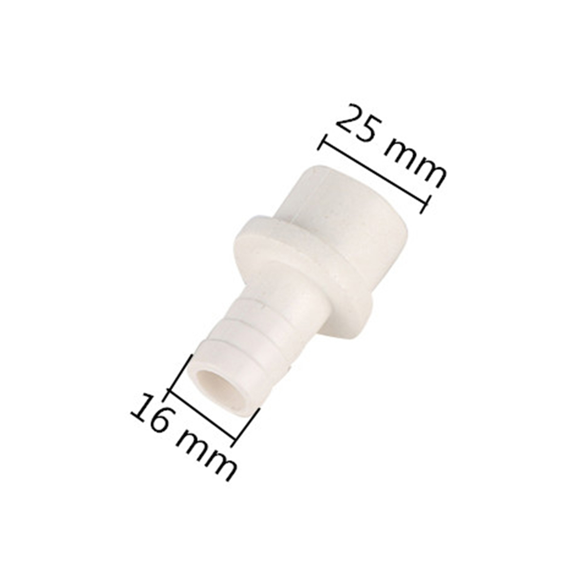 Upvc slange pagodeforbindelse udvendig diameter 25mm to 12/16/20mm med modhager reducerende samling kunstvanding akvarium dræningssystem kobling: Orange