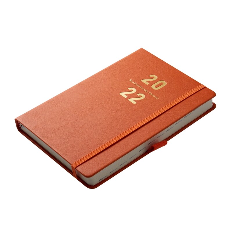Daily Weekly English Planner Notebook for Project Management Personal Scheduel 1XCE: Orange