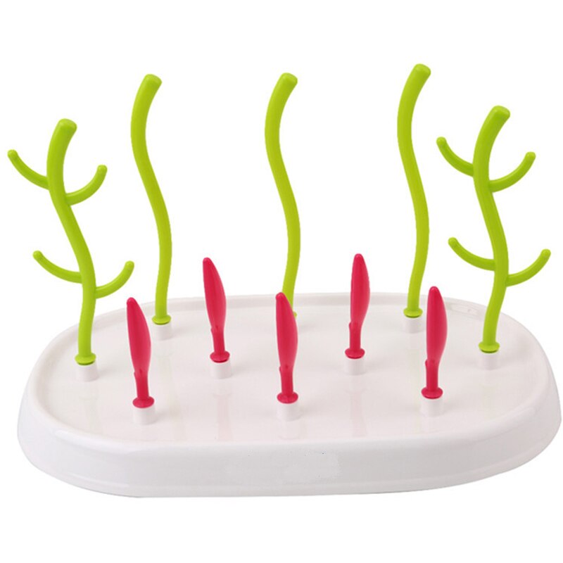 Baby Bottle Dryer Rack Cleaning Drying Rack simple tree shape Shelf Kitchen Feeding Holder Bottle Dryer Rack Tools