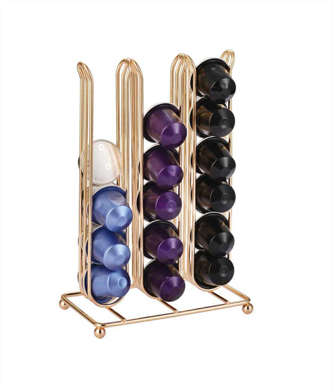 1 ST Rvs Koffie Pod Houder Stand Koffie Capsule Opbergrek voor 36 stks Nespresso Capsule