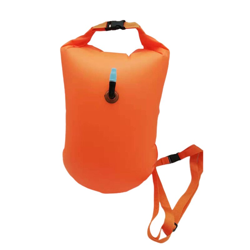 20l ultraleichte sicherheitsbojen für offene gewässer, schwimmbeutel für schwimmer, triathleten, schnorchler und surfer: Orange