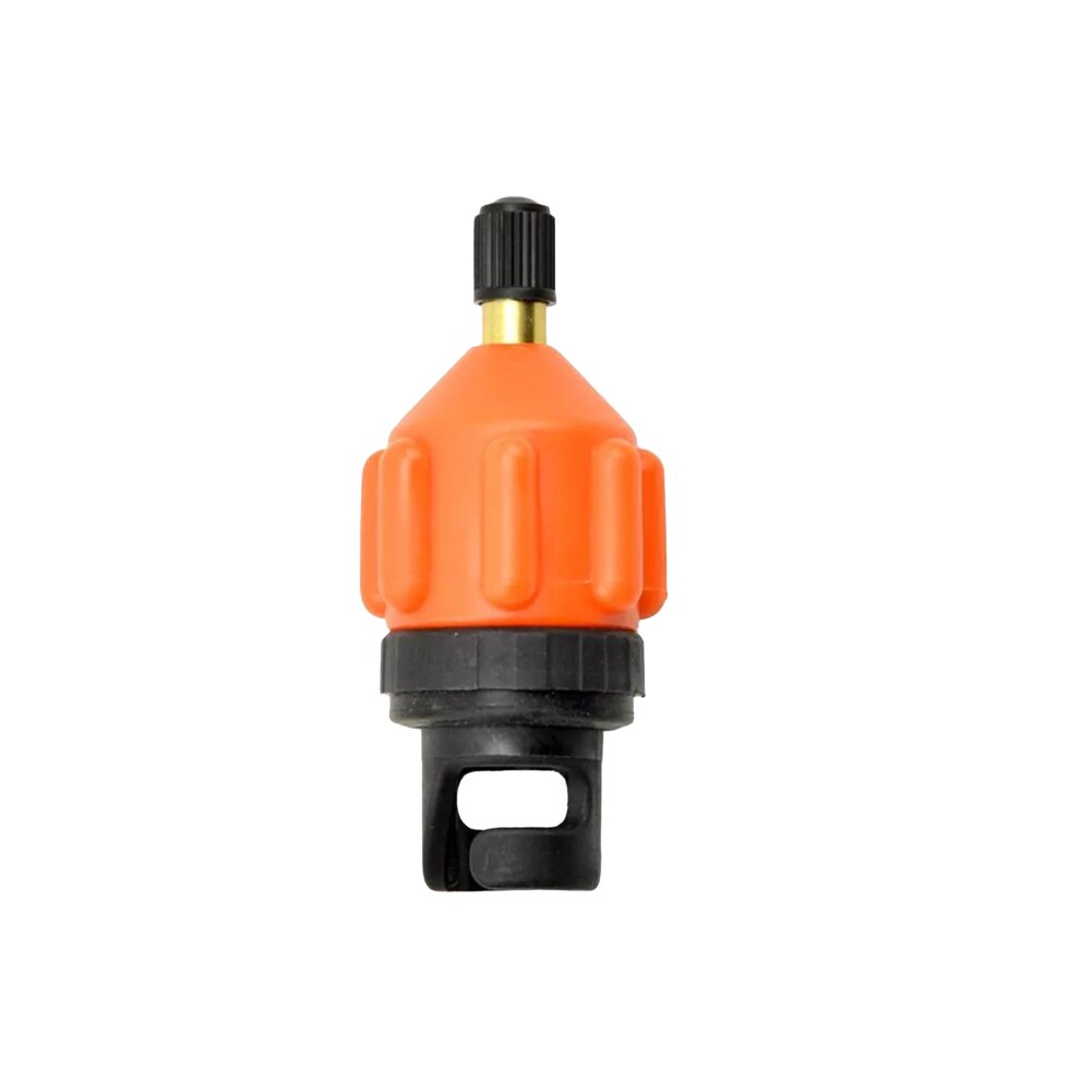 Adaptador de válvula de aire duradero para tabla de SUP, resistente al desgaste, para bote de remos, Kayak, nailon, 1/2 piezas: 1pc Orange