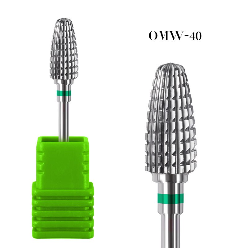 1pc nail art borrkronor vakuum tungsten stål sliphuvud embout ponceuse ongle polering borr  mz255: 40