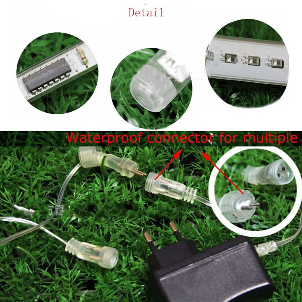 30cm LED Meteor Shower Rain Tube Lights Outdoor Decor Landscape Lighting Garland 18 SMD Fairy Tree Road Lamp Christmas