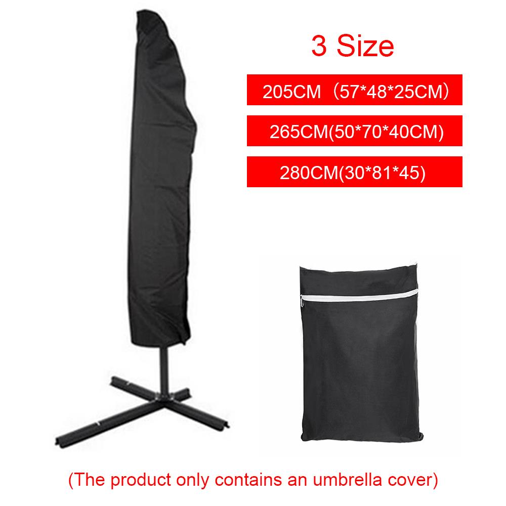 Large Parasol Cover Sunshade Umbrella Cover Parasol Umbrella Cover Banana Umbrella Cover 280Cm /265Cm /205Cm 210D Oxford Cloth