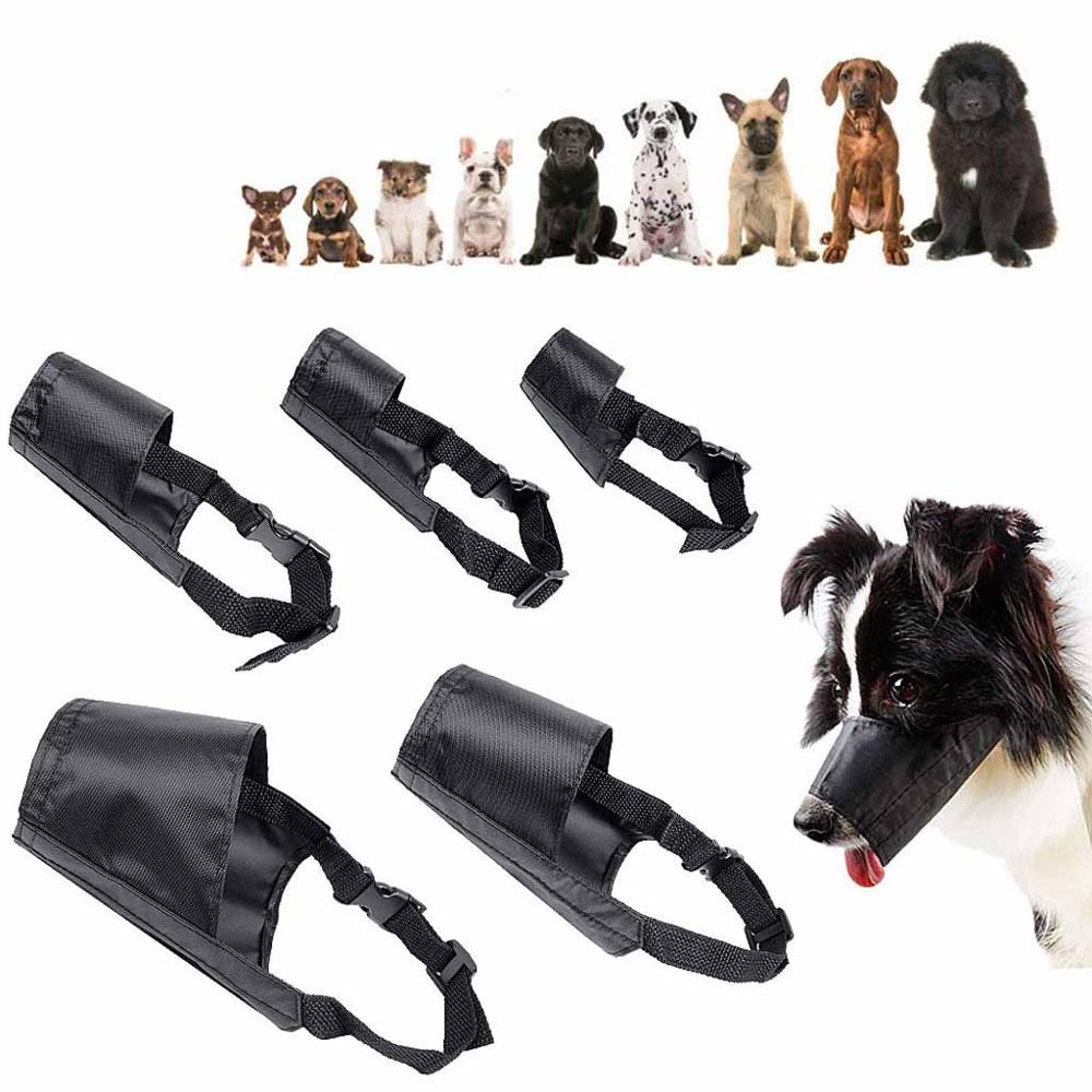 Hond Muilkorf Pak Verstelbare Ademend Veiligheid Kleine Medium Hond Muilkorf Voor Anti-Bijten Anti-Kauwen Veiligheid Bescherming