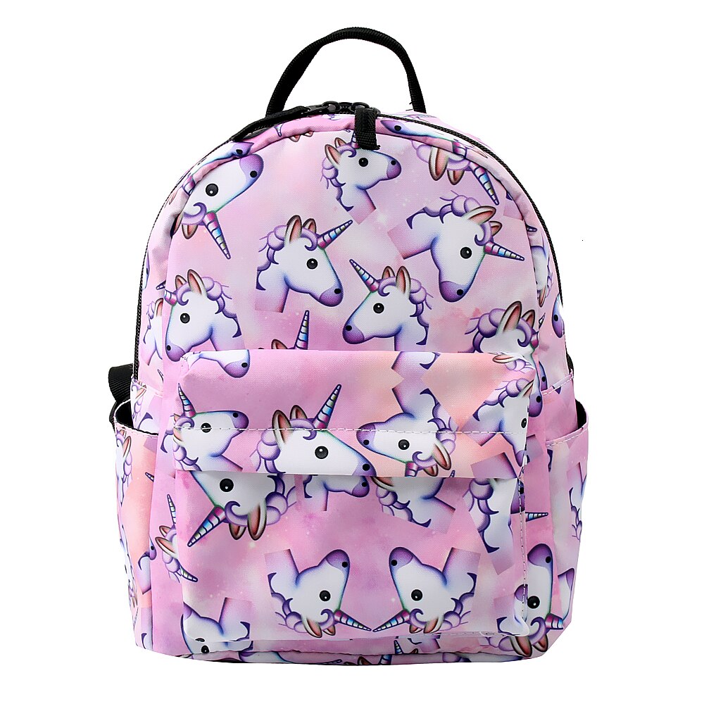 DAOXI mignon carlin Mini sac à dos pour filles sac à bandoulière étanche adolescent petit sac à dos fleurs DXMNSB-5: DXMNSB-1
