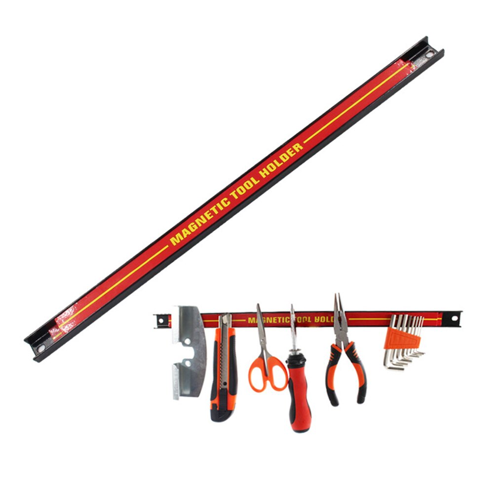 Porte-outil magnétique aimant en métal fort bande de support mural robuste pour organisateur de stockage de clé à tournevis