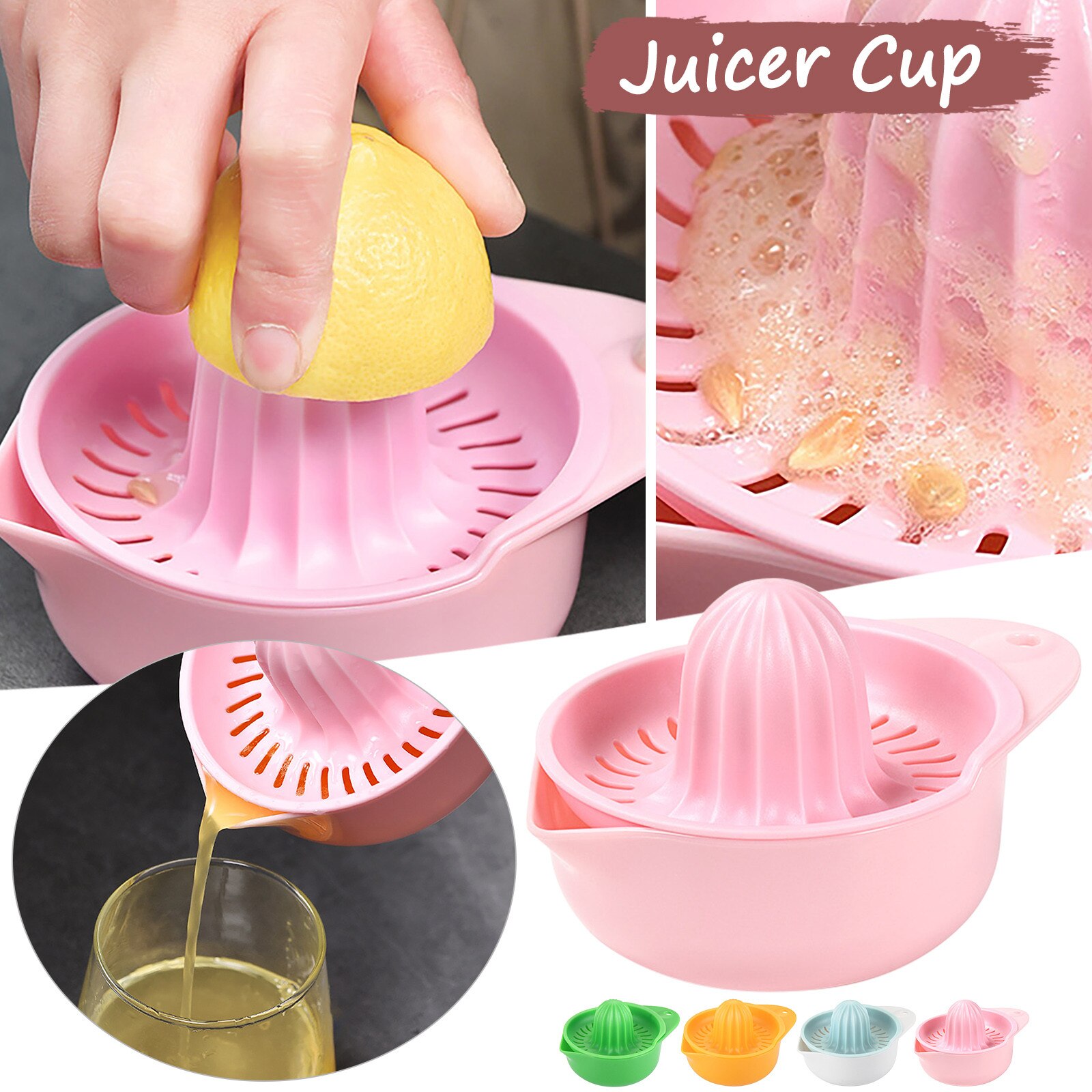 Handleiding Citroen Fruit Squeezer Juicer Citruss Juicer Oranje Kind Gezond Leven Juicer Machine Keuken Tool Mini Exprimidor De Fruta