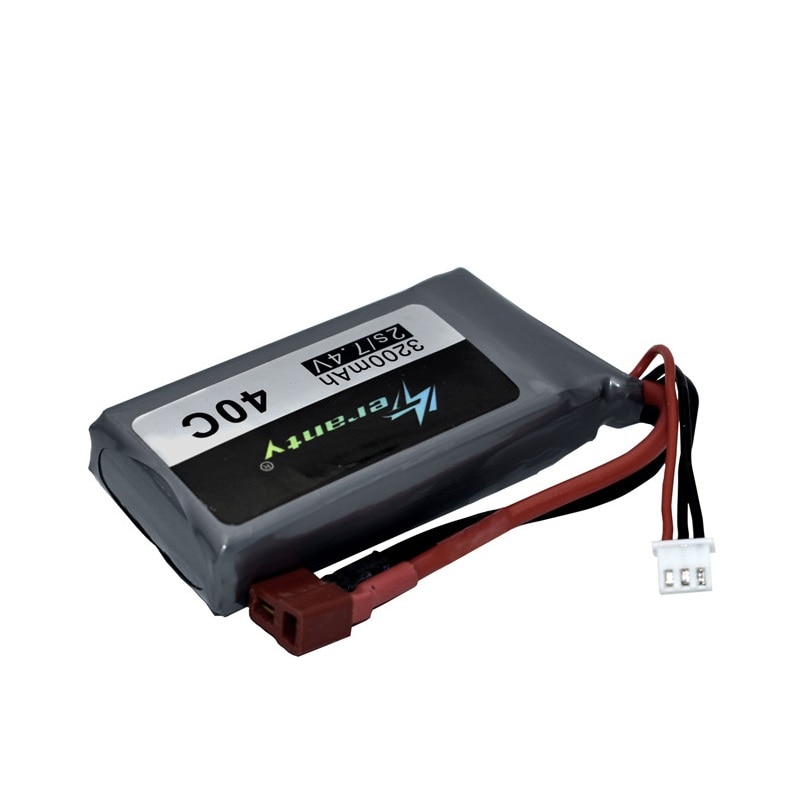 7.4v 3200mah Lipo batterie pour Wltoys 12428 12423 RC quatre roues RC véhicule voiture 1500mAH 7.4v batterie Feiyue 03 Q39 RC partie chargeur