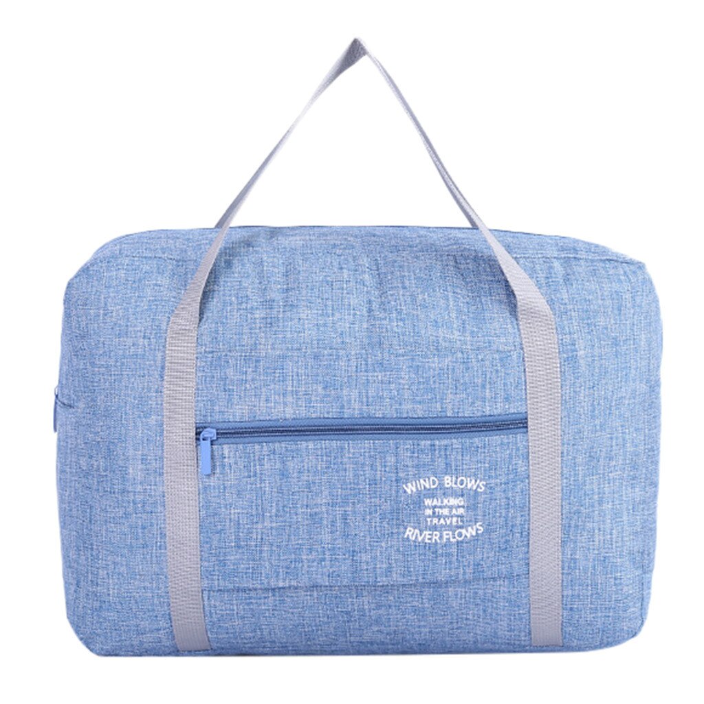 Sacs de voyage Oxford imperméables pour femmes et hommes, sac de sport de grande capacité, organisateur de voyage, sacs d'emballage Cubes, sac de week-end: B