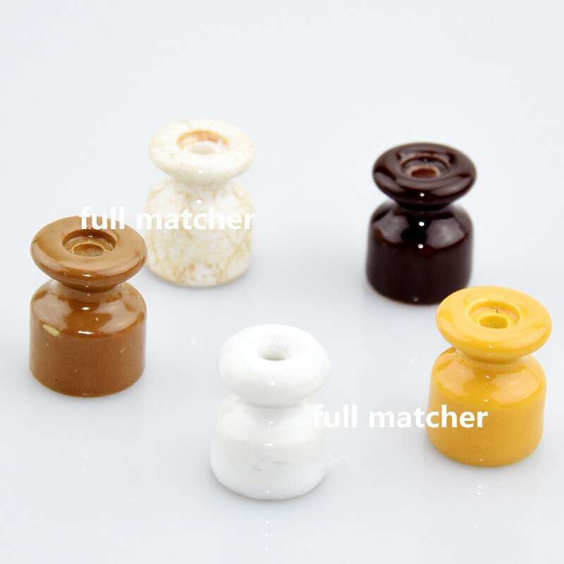 5 pieces 10 pieces 50 pieces Porcelain Insulator for Wall Wiring Ceramic Insulators With Screw