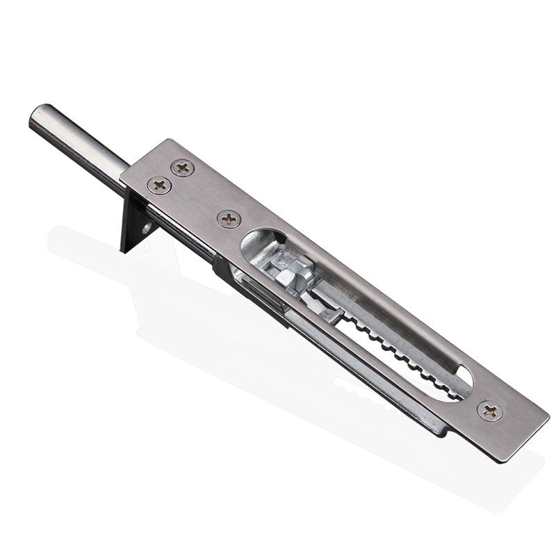 6/8Inch Universal Push-on security door latch hidden plug/bolt fire-proof door,more safe and strong,Hardware Locks