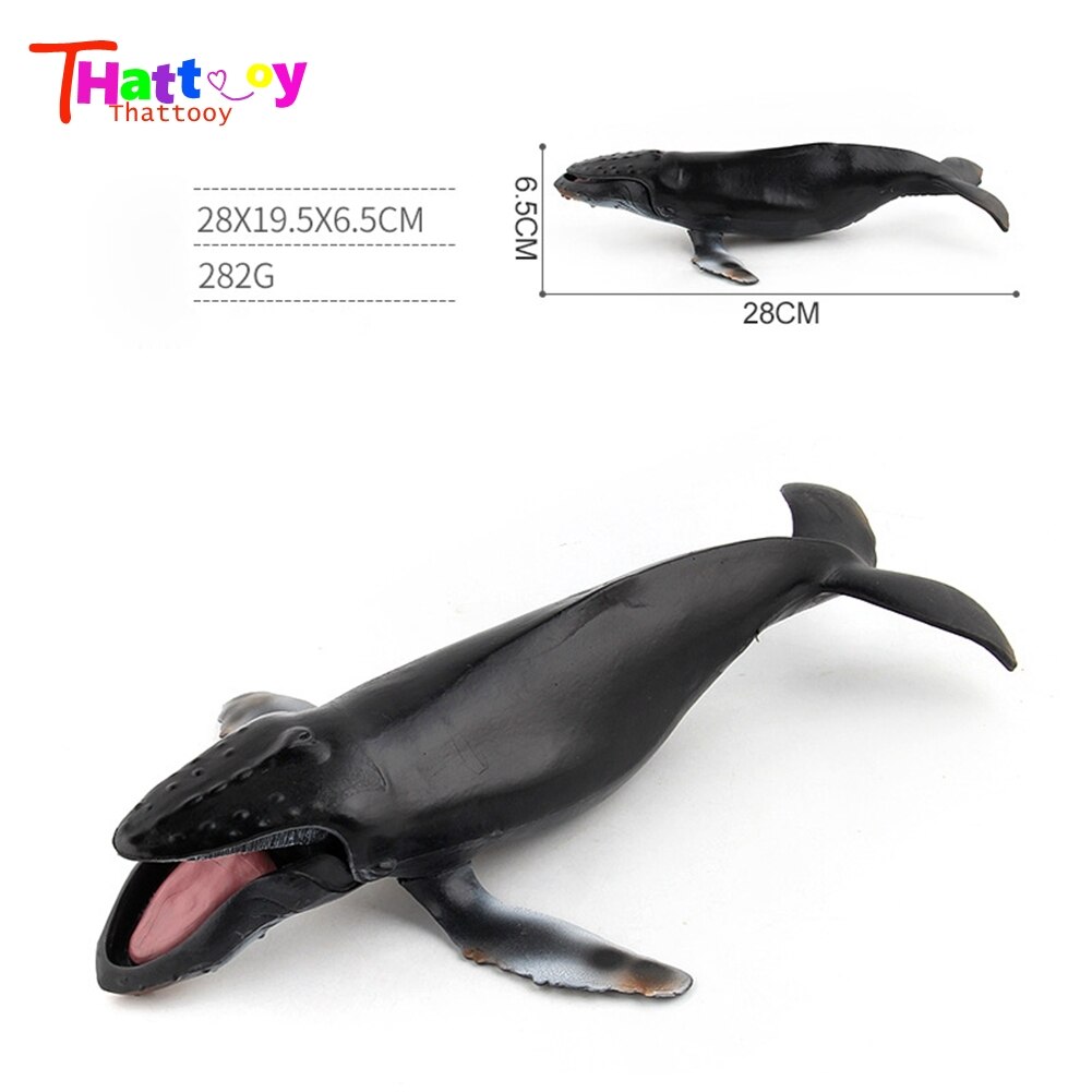 Classic Toys Whales Blue Whales Marine Animal Models Undersea Creatures Killer Sharks Whales Series Whale Toys