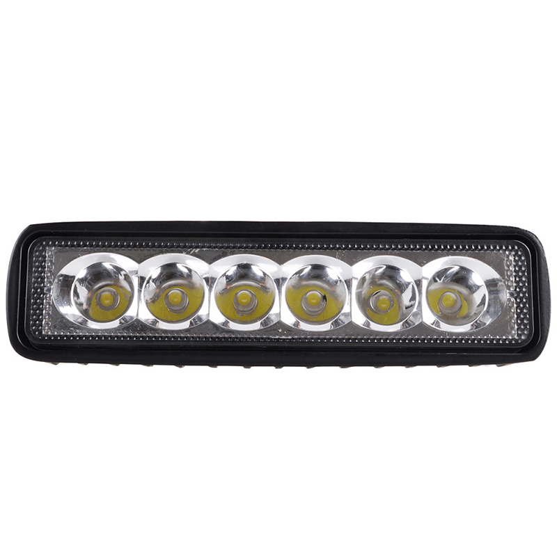 6LED Auto Werklamp 18w Spotlight Hoge Heldere LED Aluminium Waterdichte Auto Offroad SUV Truck Koplampen Rijden lamp 12V