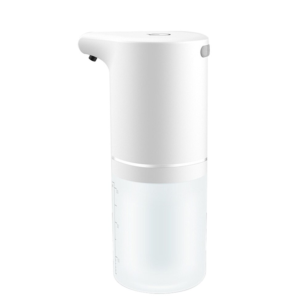 Dispensador de jabón automático sin contacto, máquina de espuma inteligente con carga USB, Sensor infrarrojo, Manos libres de jabón líquido, desinfectante: White
